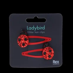 Barrettes à cheveux pailletées Ladybird (lot de 2)