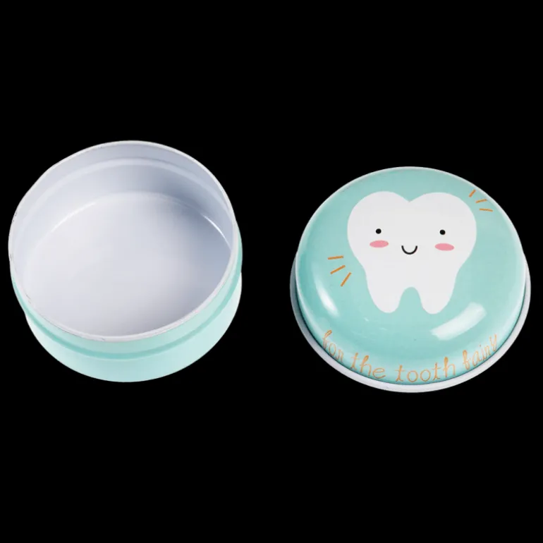Boite à Dents de Lait Bleue