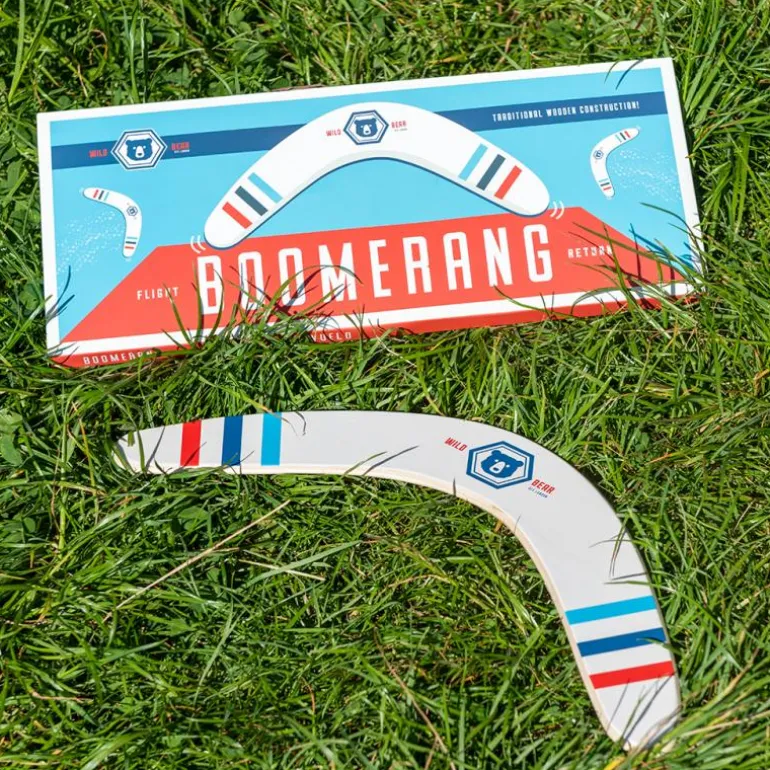 Boomerang en Bois Wild Bear