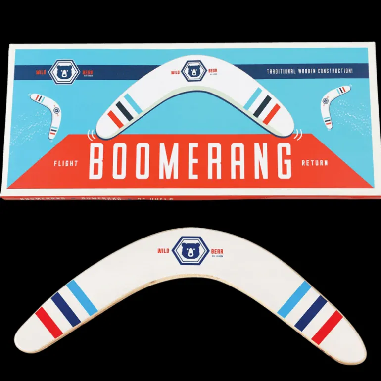 Boomerang en Bois Wild Bear