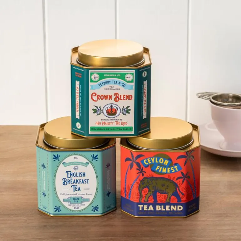 Boîte à thé en métal - Crown Blend