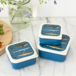 Boîtes à Collation Sharks (Ensemble de 3)