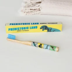 Brosse à Dents en Bambou pour Enfants Prehistoric Land