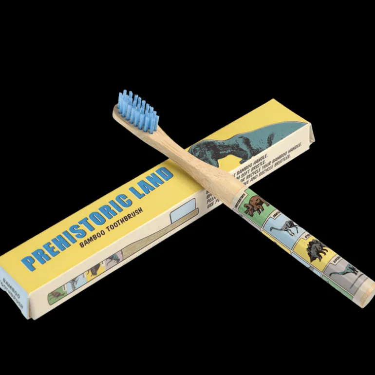 Brosse à Dents en Bambou pour Enfants Prehistoric Land