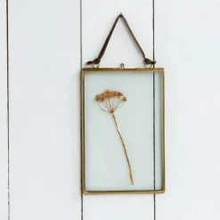 Cadre Photo a Supendre Laiton 15 X 10Cm