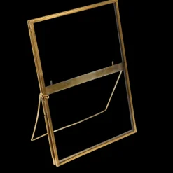 Cadre Photo en Verre Laiton 18 X 13Cm