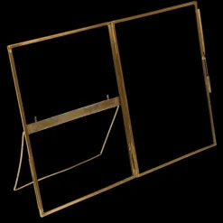 Cadre Photo en Verre Laiton 18 X 13Cm