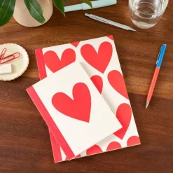Carnet A5 - Coeurs