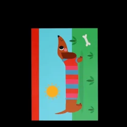 Carnet A6 - Sunny Sausage Dog