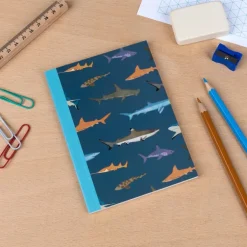 Carnet A6 Ligné Requins