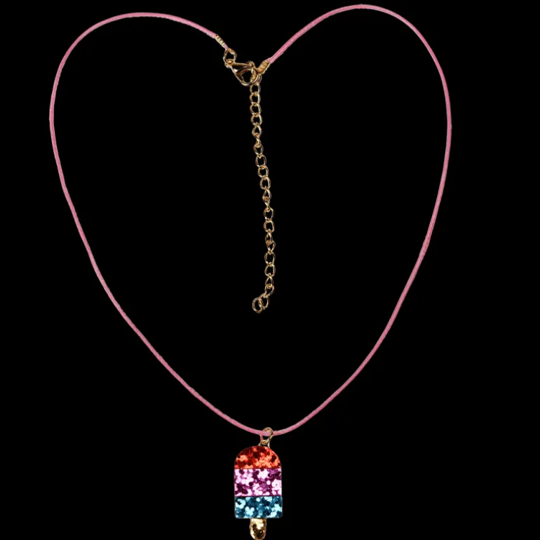 Collier à Paillettes Bâtonnet Glacé