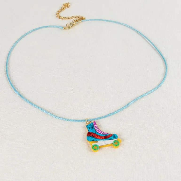 Collier à Paillettes Patin à Roulettes