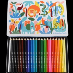 36 Crayons de Coloriage en Boite Wild Wonders