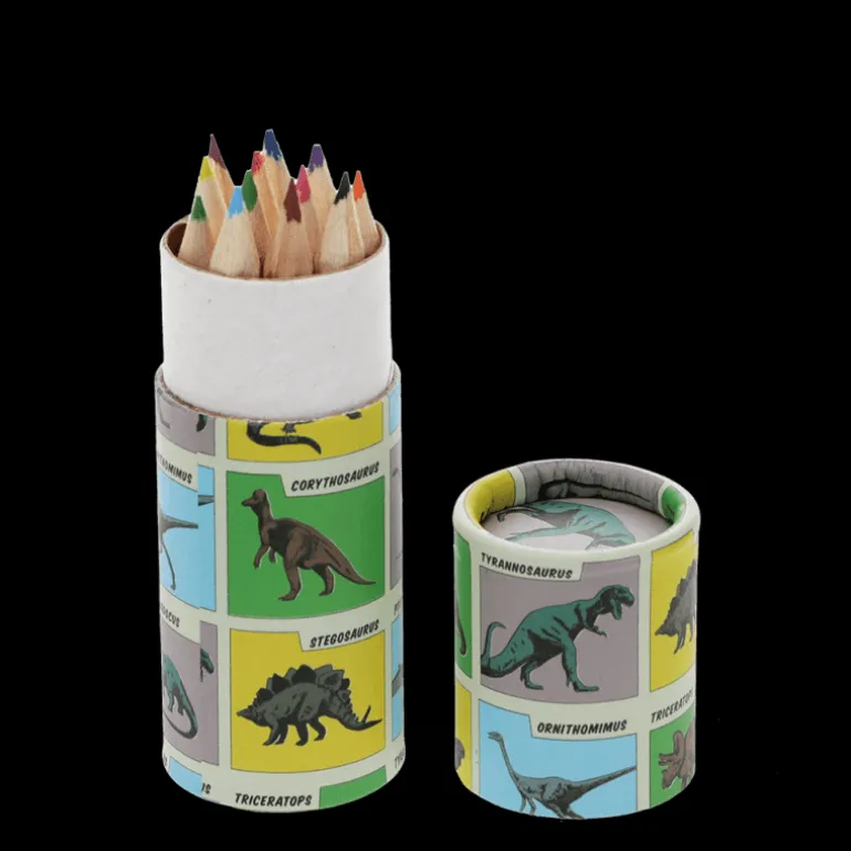 Crayons de Couleur Dinosaures (Set de 12)