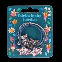 Elastiques à cheveux étoiles pailletées (lot de 4) - Fairies in the Garden