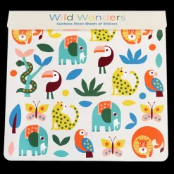 Ensemble de 3 Feuilles d'Autocollants Wild Wonders