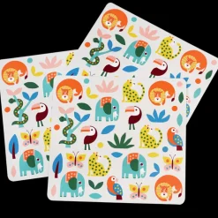 Ensemble de 3 Feuilles d'Autocollants Wild Wonders