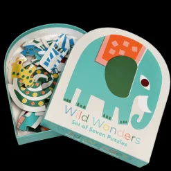 Ensemble de Sept Puzzles Wild Wonders