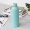 Gourde en acier caoutchoutée 500ml - Bleu coquille d'oeuf