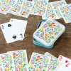Jeu de Cartes Wild Flowers en Boîte Métal