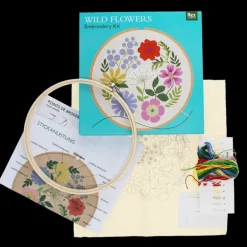 Kit de broderie - Fleurs Sauvages