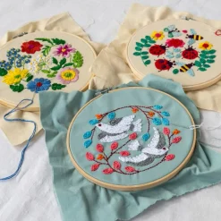 Kit de broderie - Fleurs Sauvages