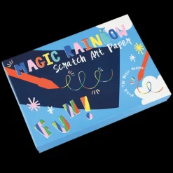 Kit Papier à Gratter Arc en Ciel