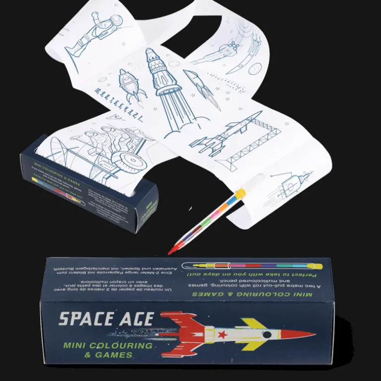 Mini Jeux et Coloriage Space Age