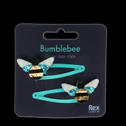 Pinces à cheveux à paillettes Bumblebee (lot de 2)