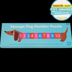 Puzzle a Numéros Chien Saucisse
