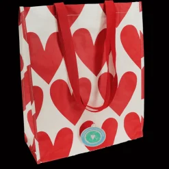 Sac shopping recyclé - Coeurs