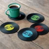 Set de 6 Dessous de Verre "45 Tours"