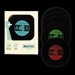 Set de 6 Dessous de Verre "45 Tours"