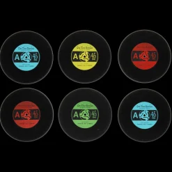 Set de 6 Dessous de Verre "45 Tours"