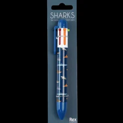 Stylo Six Couleurs Sharks