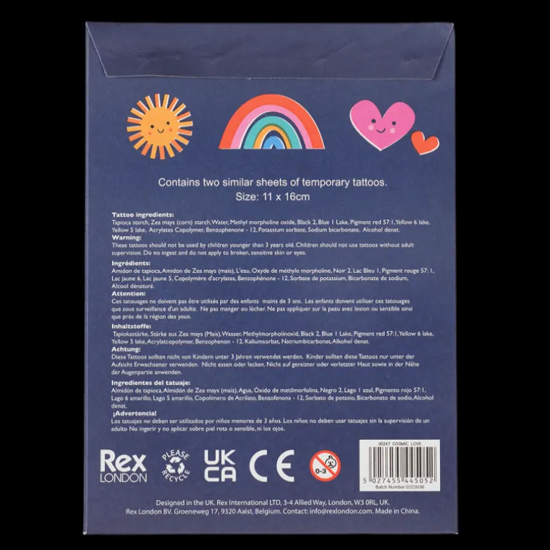 Tatouages temporaires - Cosmic Love