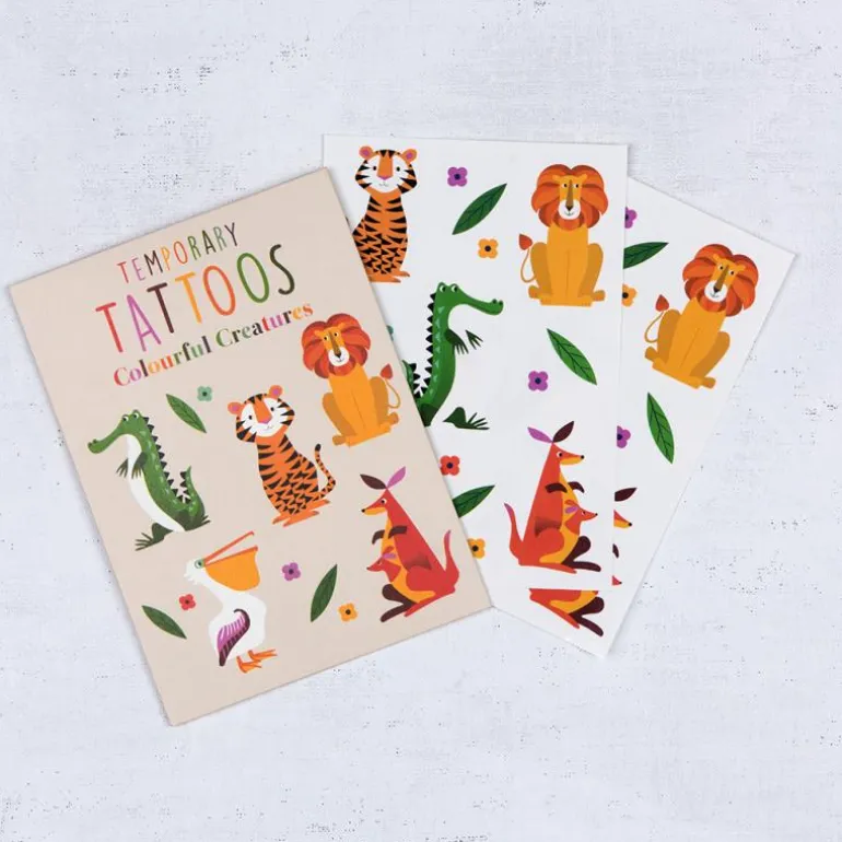 Tatouages Temporaires "Colourful Creatures
