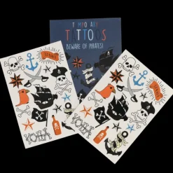 Tatouages Temporaires "Beware Of Pirates"