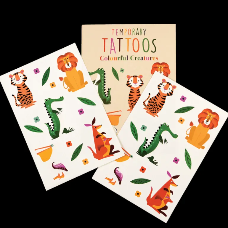 Tatouages Temporaires "Colourful Creatures