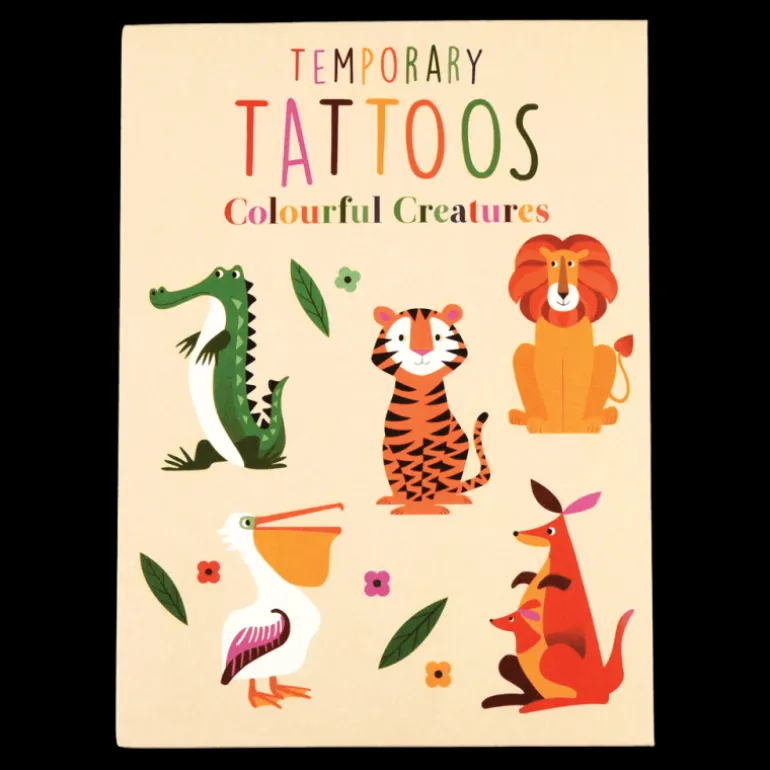 Tatouages Temporaires "Colourful Creatures