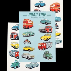 Tatouages Temporaires Road Trip (2 Feuilles)