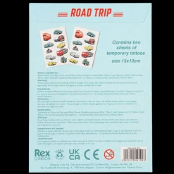Tatouages Temporaires Road Trip (2 Feuilles)