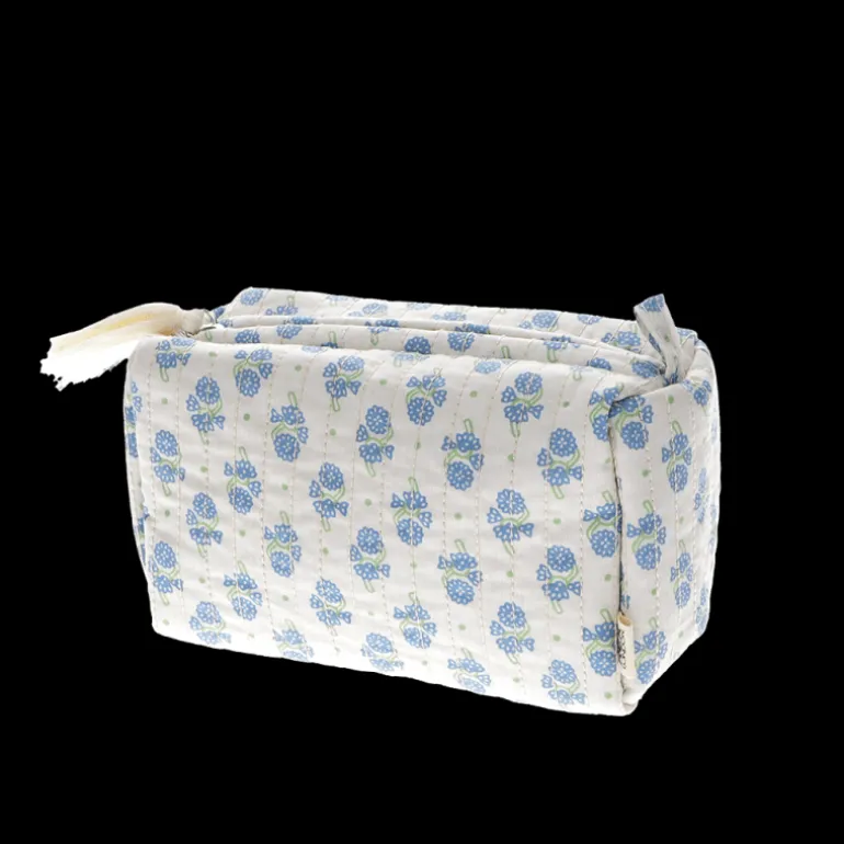 Trousse de maquillage matelassée - Cornflower